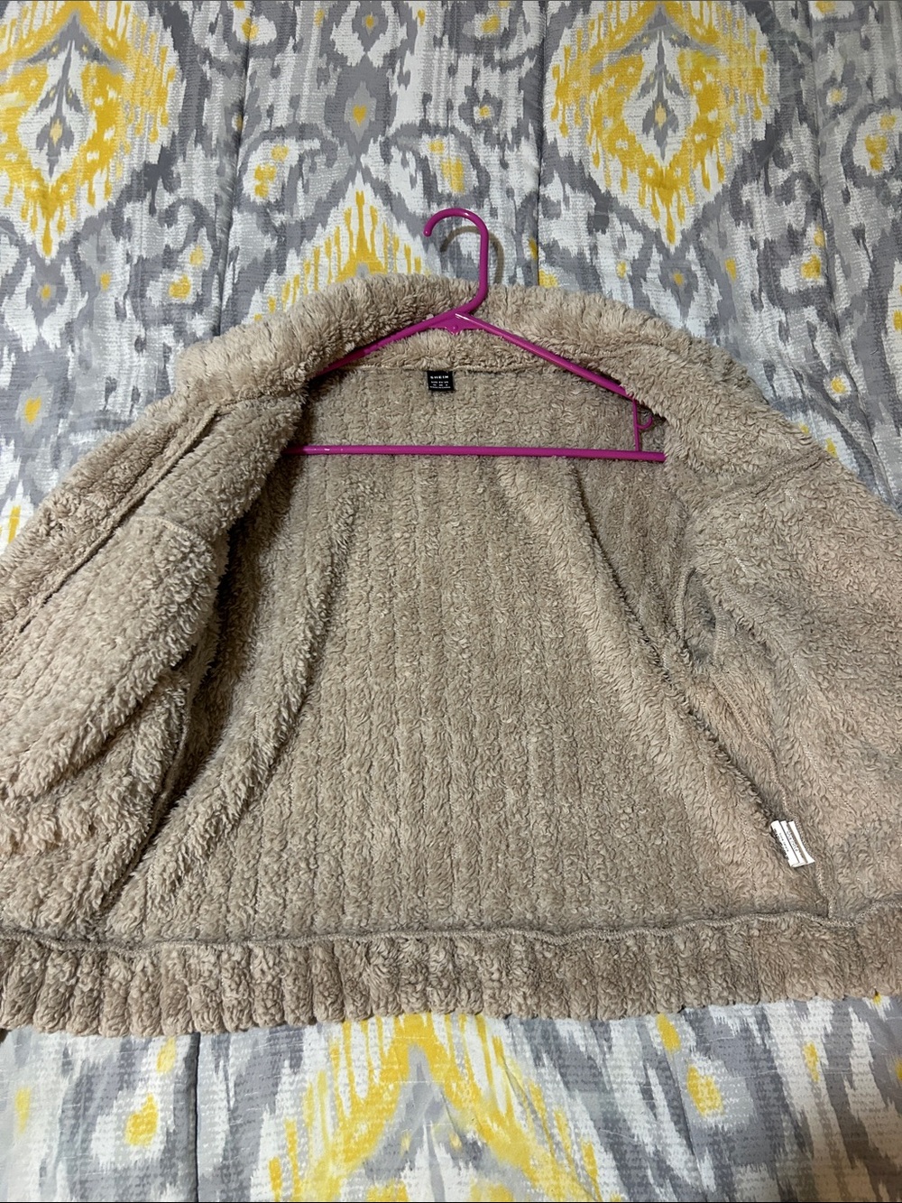 Plush Cropped Jacket - Picture 6 of 6